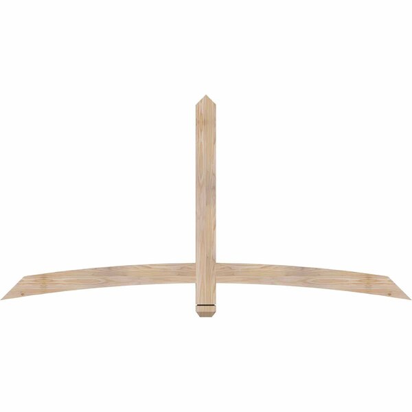 Ekena Millwork Bellingham Smooth Timber Gable Bracket, Douglas Fir, 72"W x 36"H x 1 1/2"D x 3 1/2"F, 12/12 Pitch GBW072X36X0204BEL00SDF - main